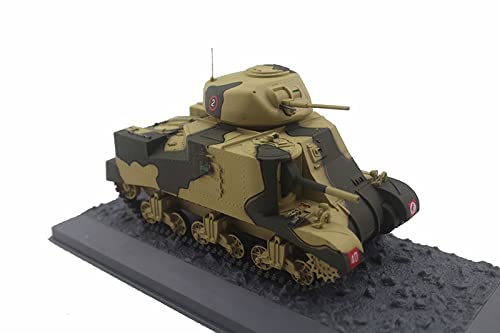 DMCMX Modelo militar terminado 1:72 M3 Grant Mk.i Guerra Mundial II Modelo de vehículos del tanque Cuerpo de aleación Simulación estática Ornamentos militares Simulación muy adecuada for regalos de va