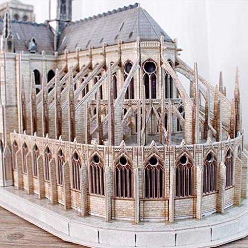 dmsc Notre Dame Catedral Estéreo Puzzle Modelo 3D Kits