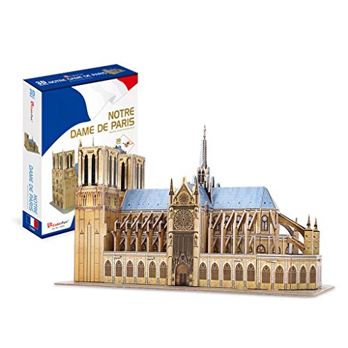 dmsc NOTRE DAME DE PAPRIS Puzzle Modelo 3D Kits (Pequeño)