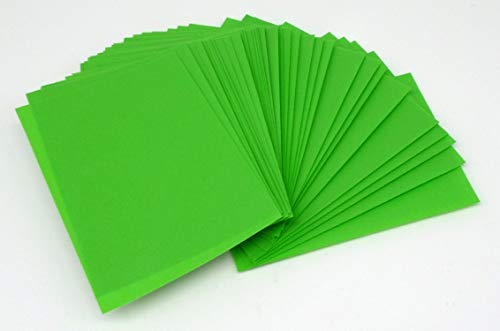 docsmagic.de 60 Mat Light Green Card Sleeves Small Size 62 x 89 - Verde Claro - Mini Fundas - YGO