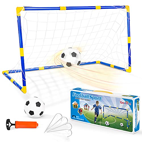 Dreamon Juego de Deporte de Fútbol Portería de Fútbol y Bolas interactiva Juguete para Niños