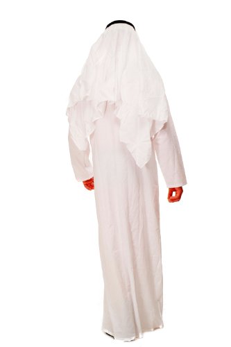 dressmeup DRESS ME UP - disfraz para hombre Oriente Próximo saudí emir Jeque árabe túnica zaub zobe K48 talla 48, M