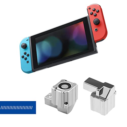 ECSiNG 3 pares de hebilla deslizante izquierda derecha cerradura de metal pestillo soporte controlador reemplazo pieza herramienta compatible con Nintendo Switch Joy-Con