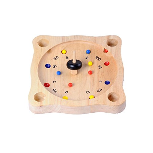 Engelhart - Conjunto de Giro de Ruleta de Madera Maciza. - 320300