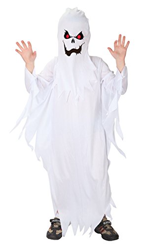 EOZY-Disfraz Halloween Niño Disfraz de Fantasma Niño Disfraz Fantasma Pacman Blanco Disfraz de Cosplay Disfraz Halloween Bebe