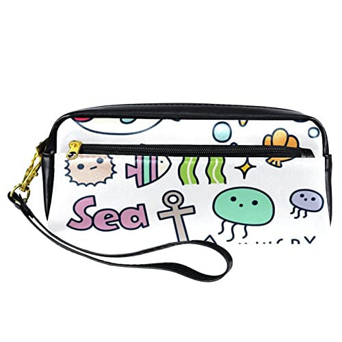 Estuche para lápices Hungry Marine Organism Organizador de lápices de gran capacidad para la escuela