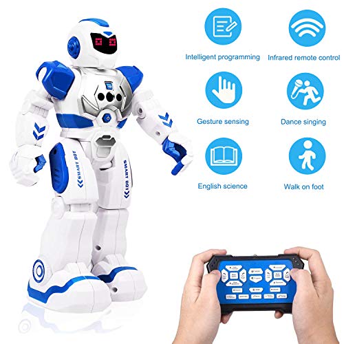 ETEPON Robot para Niños, Robot de Control Remoto Inteligente y Programable Control por Gestos