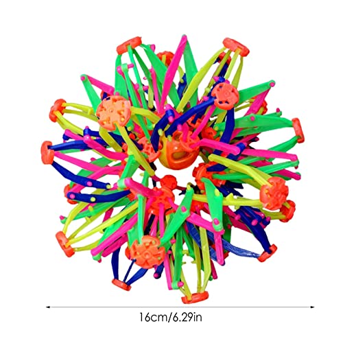 Exuberia Bola de respiración - Bola de expansión novedosa, Juguete de Bola mágica de expansión Multicolor, Juguete de Bola de respiración expandible novedoso, para niños y Adultos Juguetes educativos