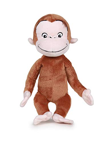 Famosa Softies – Curious George Abominable Movie DreamWorks Carattere Peluche, 25 cm, Color Multicolor, 760018212