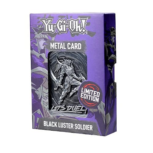 Fanattik YU-GI-OH! - Soldat du Lustre Noir - Carte en métal Collector