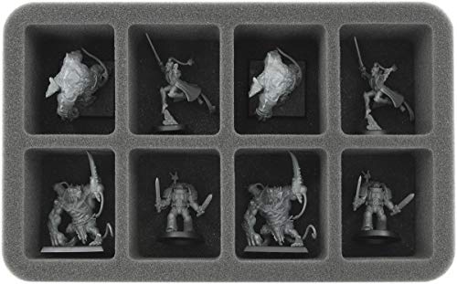 Feldherr HS060A053 Bandeja de Espuma Compatible con Orruk Warclans - 8 Compartimentos