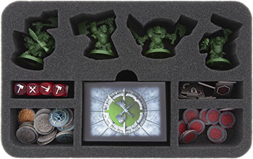 Feldherr HSMEAY045BO 45 mm Foam Tray for Warhammer Underworlds Shadespire: Warband Ironskull's Boyz