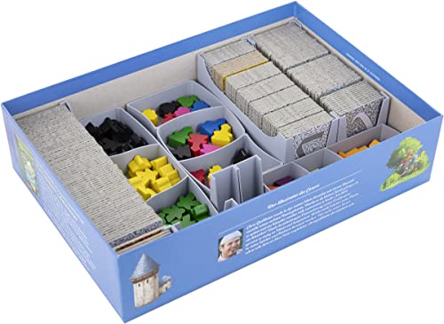 Feldherr Organizador Compatible con Carcassonne - Caja de Juego Principal