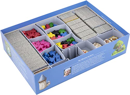 Feldherr Organizador Compatible con Carcassonne - Caja de Juego Principal