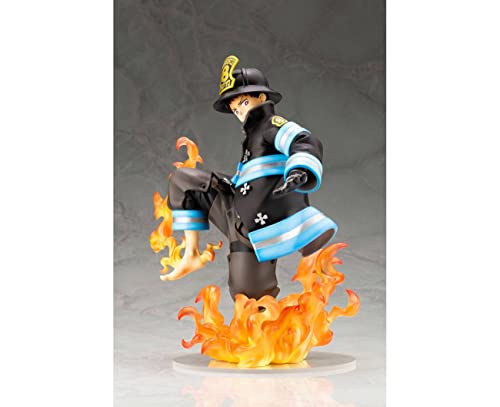 FIRE Force Shinra ARTFX J Glows in The Dark Anime - Figura decorativa, color rojo