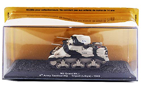 FloZ Segunda Guerra Mundial Británica M3 Grant Mk.I 8º Ejército Táctico HQ Trípoli Libia 1943 1/72 TANQUE