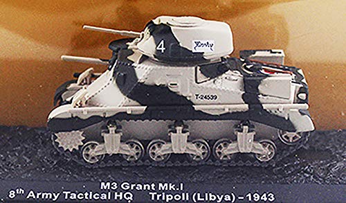 FloZ Segunda Guerra Mundial Británica M3 Grant Mk.I 8º Ejército Táctico HQ Trípoli Libia 1943 1/72 TANQUE