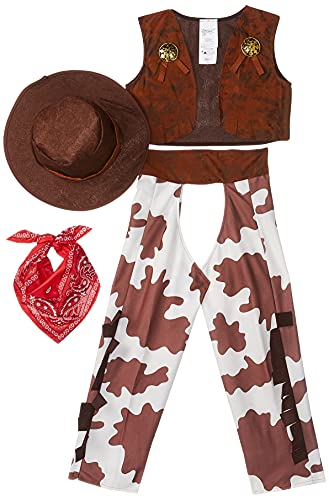 Forum Novelties, Inc Toddler Cowboy Fancy Dress Costume Small (4-6)