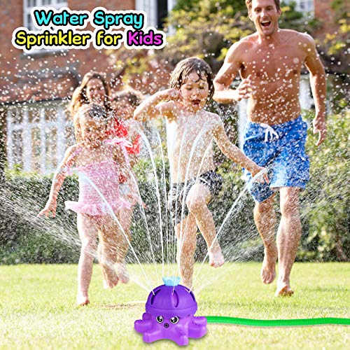 FOSUBOO Juguete De Rociadores,Rociador Agua Pulpo,Juegos para NiñOs Jardin,JardíN Verano NiñOs,para Patio Trasero, CéSped, Juegos Al Aire Libre