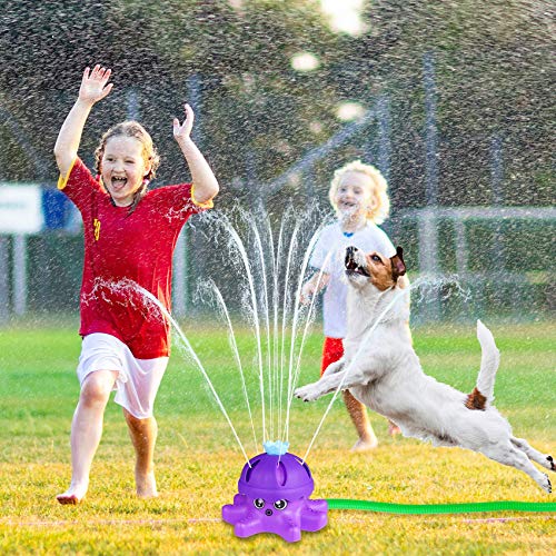 FOSUBOO Juguete De Rociadores,Rociador Agua Pulpo,Juegos para NiñOs Jardin,JardíN Verano NiñOs,para Patio Trasero, CéSped, Juegos Al Aire Libre