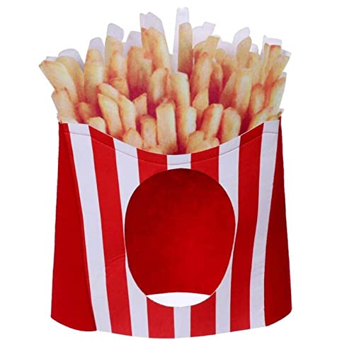 French French Fries Hat Party Food Food Hats Chips Holiday Christmas Halloween Fiesta Suministros