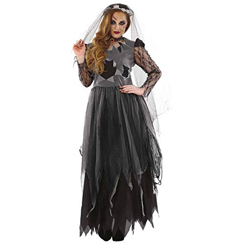 Fun Shack Novia Cadaver Disfraz Mujer, Disfraz Halloween Mujer Disponible en Talla XXXL