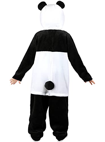 Funidelia | Disfraz de Oso Panda para hombre ▶ Animales, Oso - Disfraz para adultos y divertidos accesorios para Fiestas, Carnaval y Halloween - Talla S-M - Blanco