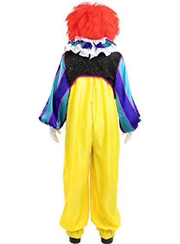 Funidelia | Peluca Pennywise – IT Oficial para Hombre y Mujer ▶ Pennywise, Películas de Miedo, Payaso Asesino, Terror - Color: Rojo, Accesorio para Disfraz - Licencia: 100% Oficial