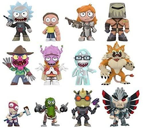 Funko Game of The Rick's + The Morty's Funkoverse Strategy Game W/ Rick and Morty Figures W/Bonus Funko Mystery Mini Ciego Figura + Premium Rick's Ship 3pcs