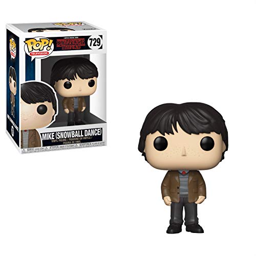 Funko Mike [Snowball Dance]: Stranger Things x POP! TV Vinyl Figure & 1 PET Plastic Graphical Protector Bundle [#729 / 35055 - B]