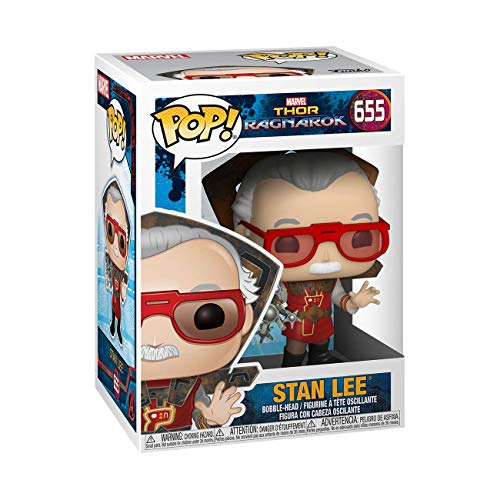 Funko - Pop! Icons: Stan Lee in Ragnarok Outfit Figura Coleccionable, Multicolor (48565)