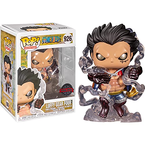 Funko Pop! One Piece: Luffy Gear Four # 926 Exclusivo con funda protectora de cáliz coleccionables Pop