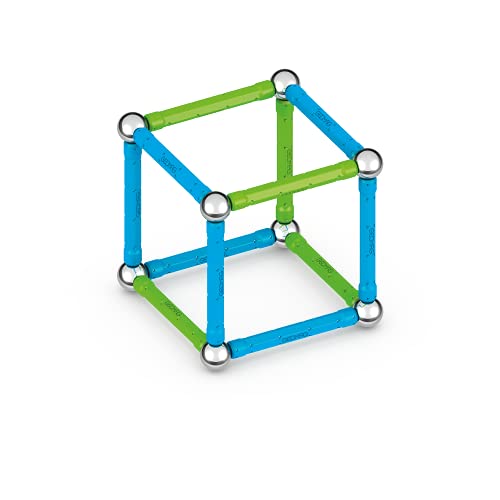 Geomag Color, Juego de Bloques de Construcción Magnéticos para Niños, Juguete Magnético, Colección Verde de Plástico 100% Reciclado, 25 piezas (275)