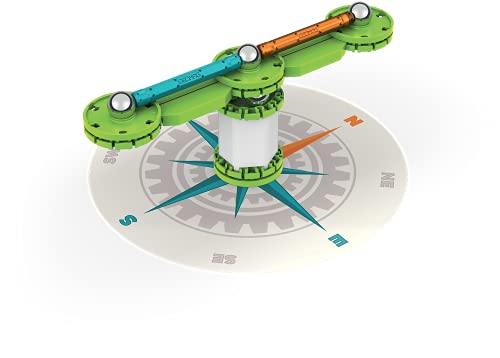 Geomag Motion Compass 35 pcs, Color Blanco, Verde, Naranja, Azul (766)