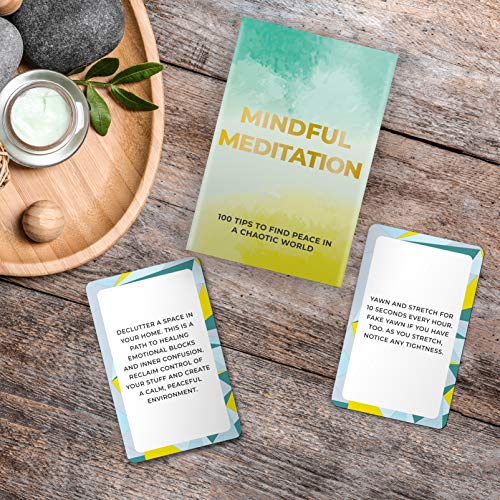 Gift Republic- Tarjetas de meditación mentales (GR490076)