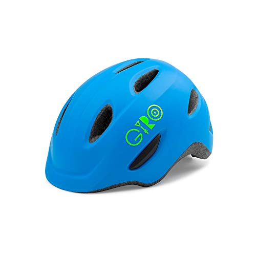 Giro Scamp Casco, Infantil, Matte Blue/Lime, X-Small (45-49 cm)