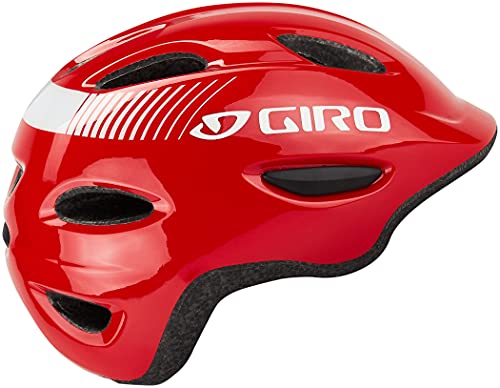 Giro Scamp MIPS Casco de Ciclismo Youth, Unisex niños, Rojo Brillante, S (49-53cm)