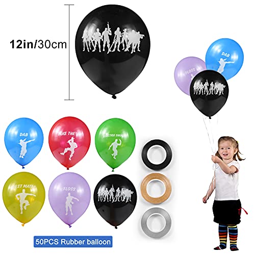 Globos de fiesta de cumpleaños para niños, globos de látex, globos de cumpleaños con diferentes patrones, utilizados para aniversario, decoración de ceremonia de graduación, etc. (baile)