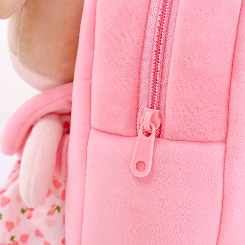 Gloveleya Mochila para niños pequeños Regalos para bebés Mochilas para niños con muñeca cereza Muchacha Rosa Mayores de 2 años