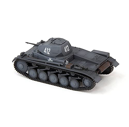 GLXLSBZ Tanque Ligero alemán Panzer II a Escala 1/72, Modelo de plástico, Regalo para Adultos y coleccionables, 2,6 Pulgadas x 1,2 Pulgadas