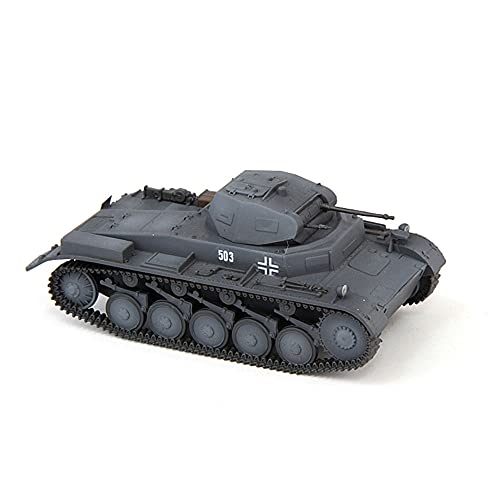 GLXLSBZ Tanque Panzer II C alemán a Escala 1/72, Modelo de plástico 503, Regalo para Adultos y coleccionables, 2,6 Pulgadas X 1,2 Pulgadas