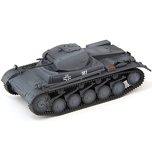 GLXLSBZ Tanque Panzer II C alemán a Escala 1/72, Modelo de plástico 503, Regalo para Adultos y coleccionables, 2,6 Pulgadas X 1,2 Pulgadas