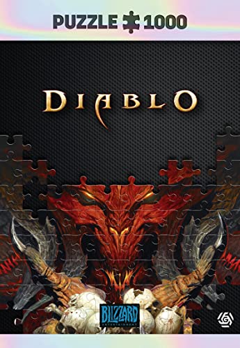 Good Loot Diablo: Lord of Terror | Puzzle 1000 Piezas | Incluye póster y Bolsa | 68 x 48 | Videojuego | Rompecabezas para Adultos y Adolescentes | para Navidad y Regalos | Decoración