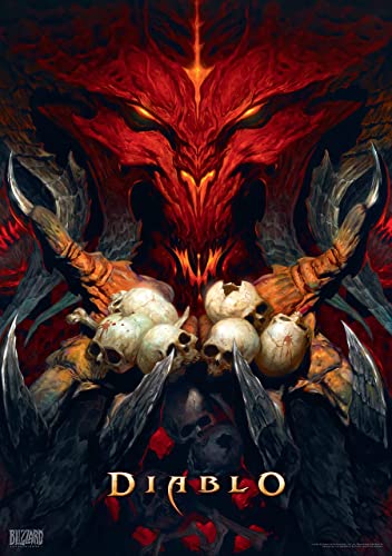 Good Loot Diablo: Lord of Terror | Puzzle 1000 Piezas | Incluye póster y Bolsa | 68 x 48 | Videojuego | Rompecabezas para Adultos y Adolescentes | para Navidad y Regalos | Decoración