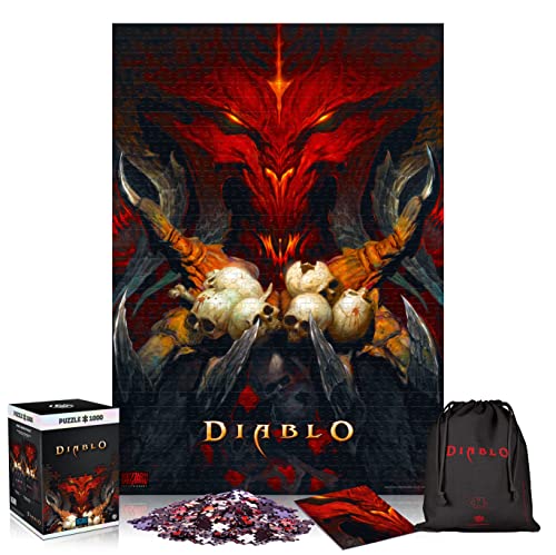 Good Loot Diablo: Lord of Terror | Puzzle 1000 Piezas | Incluye póster y Bolsa | 68 x 48 | Videojuego | Rompecabezas para Adultos y Adolescentes | para Navidad y Regalos | Decoración