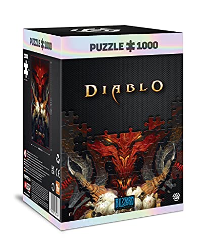 Good Loot Diablo: Lord of Terror | Puzzle 1000 Piezas | Incluye póster y Bolsa | 68 x 48 | Videojuego | Rompecabezas para Adultos y Adolescentes | para Navidad y Regalos | Decoración