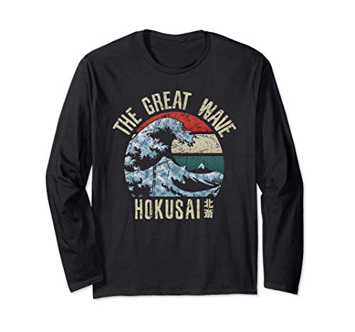 Great Wave Japan Kanagawa Hokusai Kanji Anime Manga Otaku Manga Larga