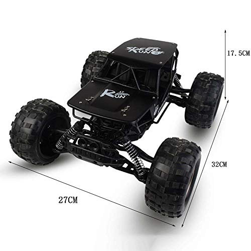 GRTVF 1/12 Modelo Crawler Control Remoto Control Coche, Vehículo De Alta Velocidad 4WD Electrónico RTR Racing Truck Monster Chariot Con Suspensión Independiente Primavera Para Niños En Interiores Y Ju