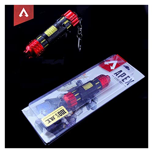 GYP Apex Legend Thermite Grenade, Apex Thermite Grenade Modelo de Metal, Figura de acción Colección de Juegos de Juguete Suministros para Fiestas Decoración de Escritorio Mochila Colgante