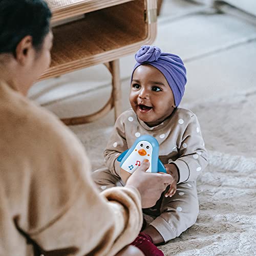 Hape Tentetieso Musical Pingüino, Pingüino Colorido Melodía Tambaleo, Juguete que Tambalea para Niños y Niñas a Partir de 6 Meses